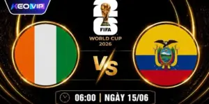 Soi Kèo Bờ Biển Ngà Vs Ecuador Vào Lúc 06h00 Ngày 15/06
